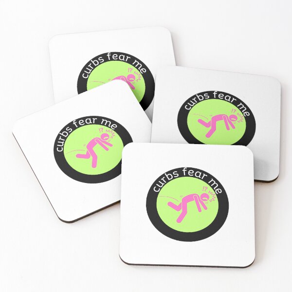 Item preview, curbs fear me - green/pink designed and sold by jechaiyells.