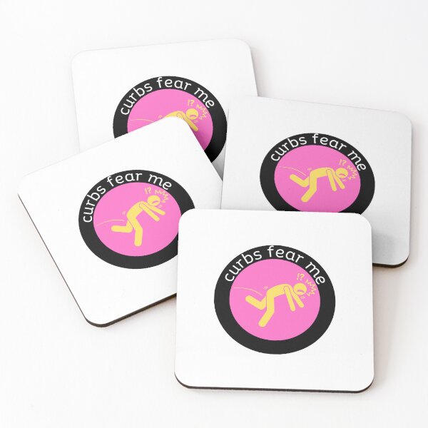 Item preview, curbs fear me - pink/yellow designed and sold by jechaiyells.