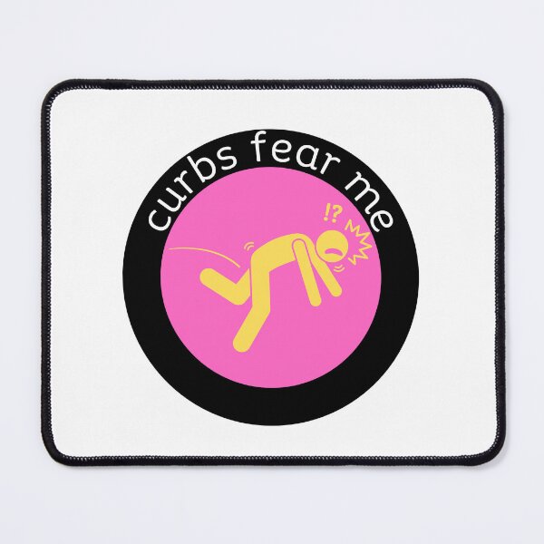 Item preview, curbs fear me - pink/yellow designed and sold by jechaiyells.