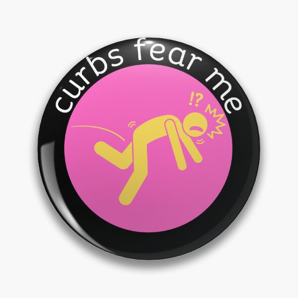 Item preview, curbs fear me - pink/yellow designed and sold by jechaiyells.