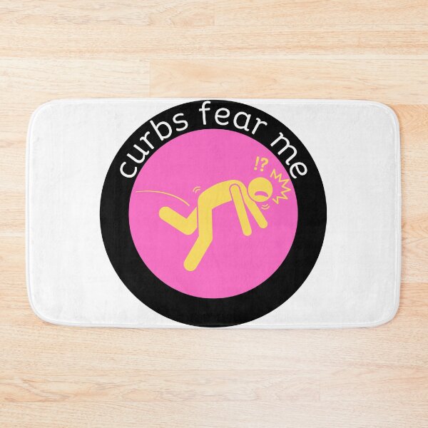 Item preview, curbs fear me - pink/yellow designed and sold by jechaiyells.
