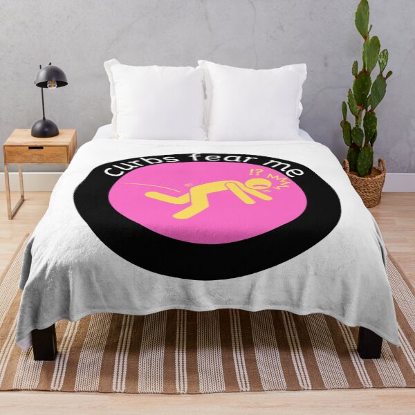 Item preview, curbs fear me - pink/yellow designed and sold by jechaiyells.