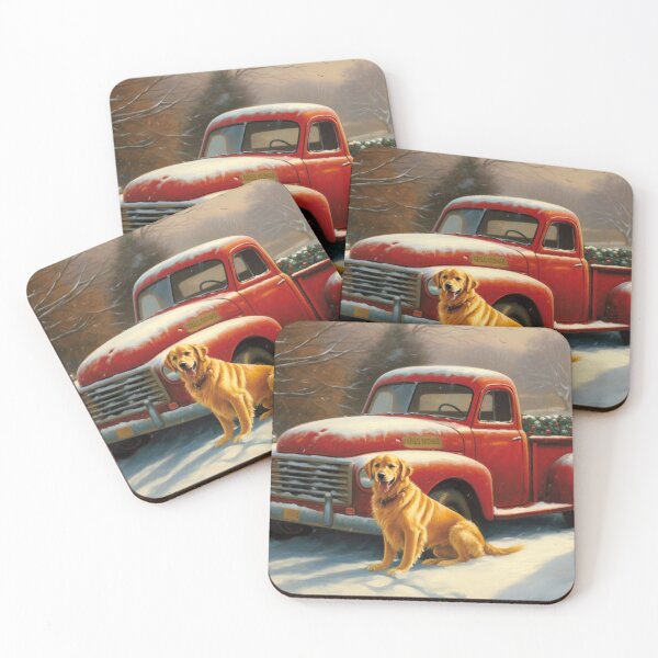 Item preview, Red Truck Christmas designed and sold by Claudia Bartoli-McKinney.