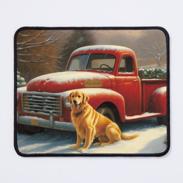 Item preview, Red Truck Christmas designed and sold by Claudia Bartoli-McKinney.
