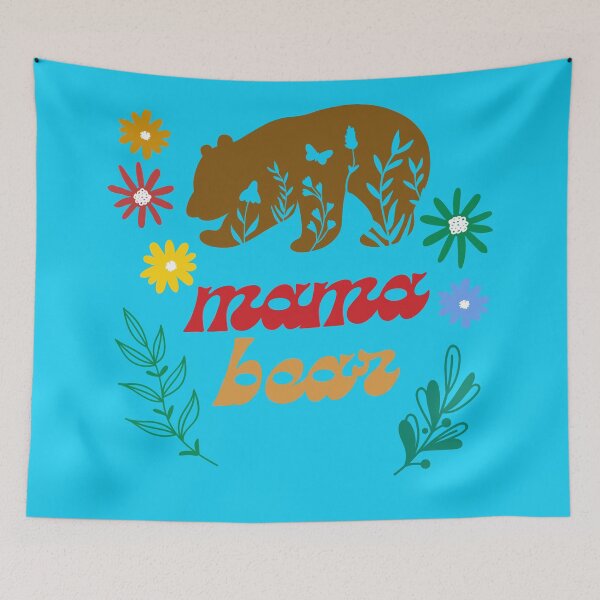 Item preview, Brown Bear With Flowers designed and sold by TheCatmeow2000.