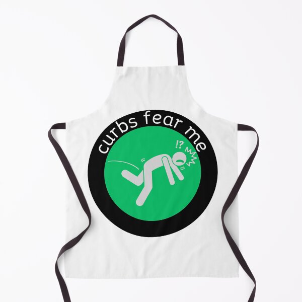 Item preview, curbs fear me - green/gray designed and sold by jechaiyells.