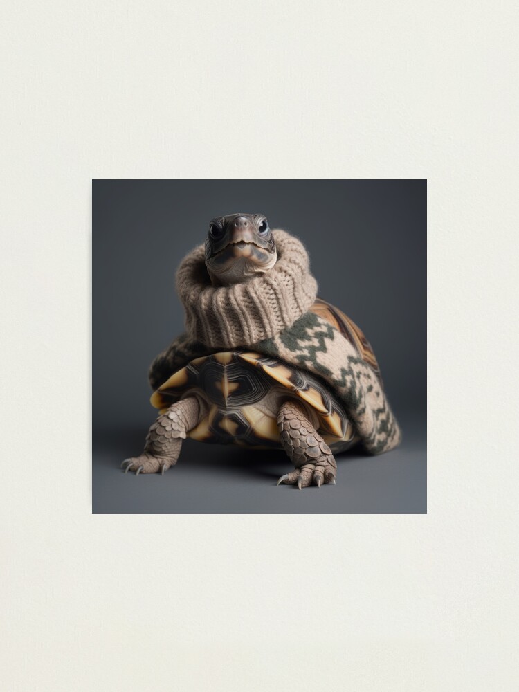 Turtle wearing sale a turtleneck