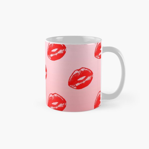 Item preview, Red Kiss Ready Lips Pattern designed and sold by critterville.