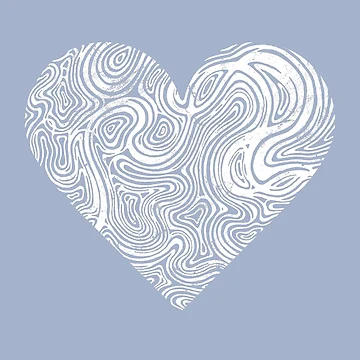 Artwork thumbnail, White Heart Design by RuthHartes