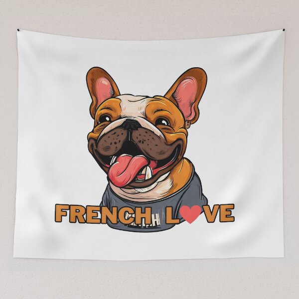 Item preview, French Bulldog French Love designed and sold by mydoglove.