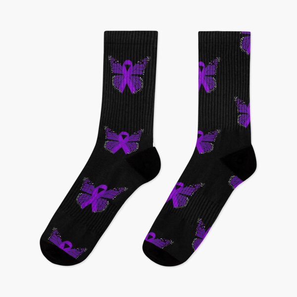 Item preview, Fibromyalgia Awareness Ribbon With Butterfly Wings (Version B3) designed and sold by DreamFruit11.