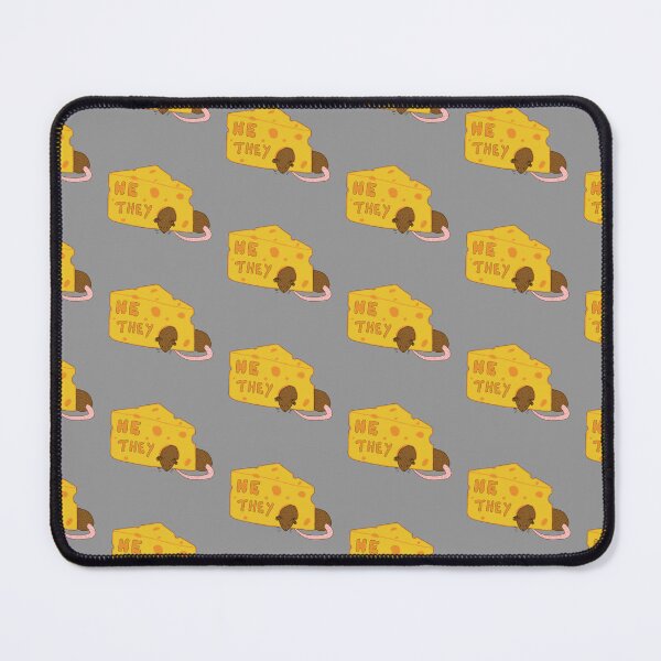 Item preview, he/ they pronouns rat designed and sold by WhatAFun-Gi.