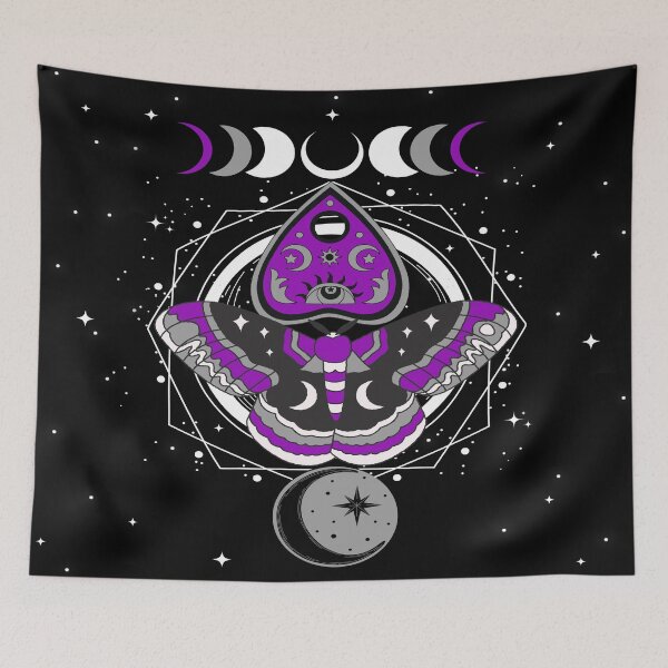 Item preview, Asexual Celestial Magic Moth designed and sold by therighttee1.