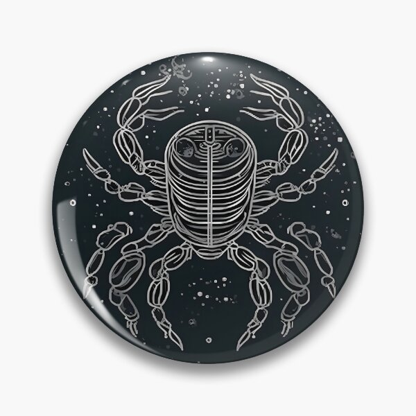 Aperçu de l'œuvre  Art de signe du zodiaque Cancer de style minimaliste, cadeau de signe du zodiaque Cancer, art minimaliste de crabe créée et vendue par ADGFX.