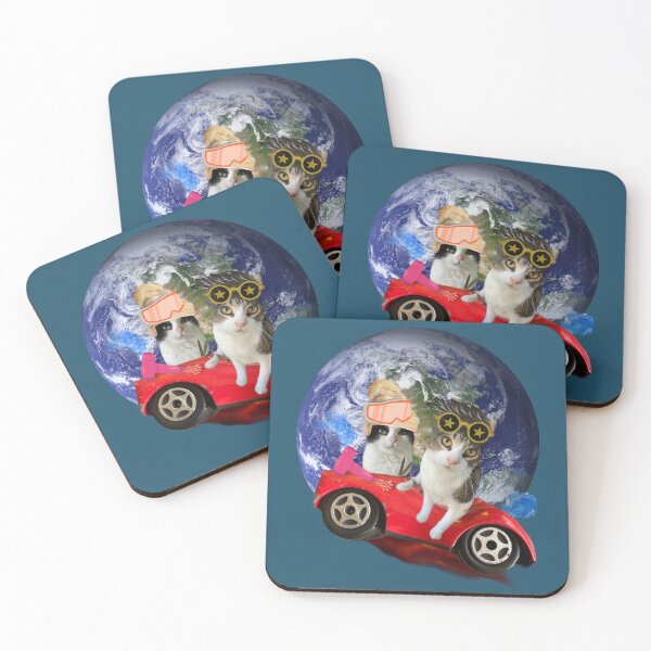 Item preview, Cutout shape Ernie and Zora go worldwide  designed and sold by zorasfurrstudio.