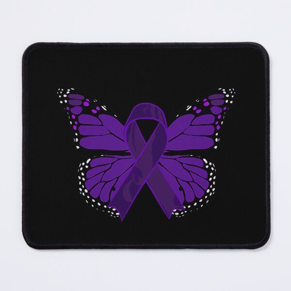 Item preview, Fibromyalgia Awareness Ribbon With Butterfly Wings (Version A2) designed and sold by DreamFruit11.