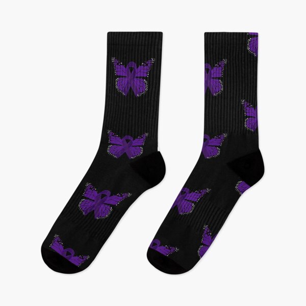Item preview, Fibromyalgia Awareness Ribbon With Butterfly Wings (Version A2) designed and sold by DreamFruit11.