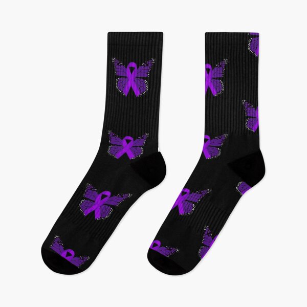 Item preview, Fibromyalgia Awareness Ribbon With Butterfly Wings (Version A3) designed and sold by DreamFruit11.