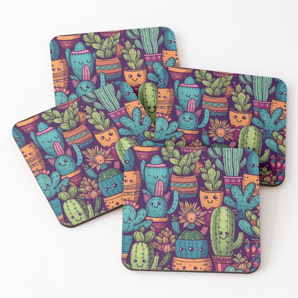 Item preview, Kawaii Cactus Garden: A Colorful Digital Oasis designed and sold by EGeorgia2498.