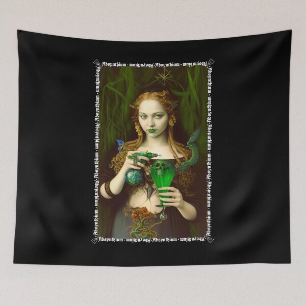 Item preview, Absinthe Witch with Absinthe Chalice- Beauty Darkness | Absynthium designed and sold by Absynthium.