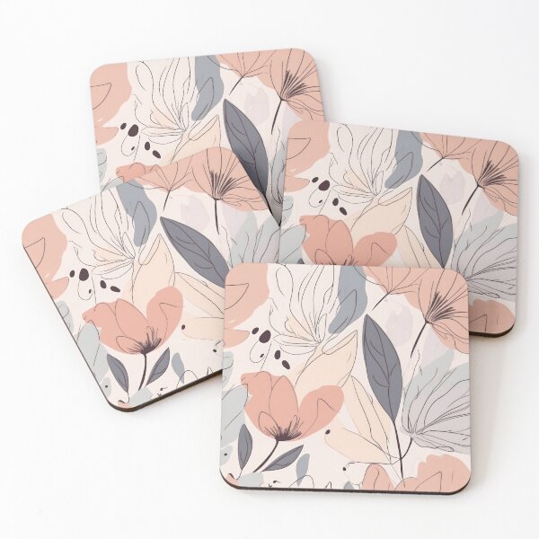 Item preview, 1970's Pastel Floral Pattern designed and sold by WildWho.
