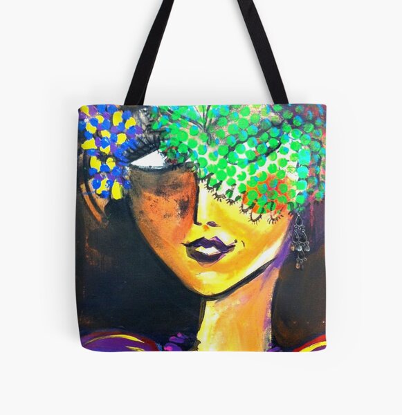 Confident Lady All Over Print Tote Bag