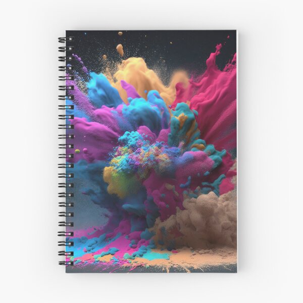 Item preview, colorful powder explosion happy holi festival colors art concept designed and sold by Lefteris Betsis.
