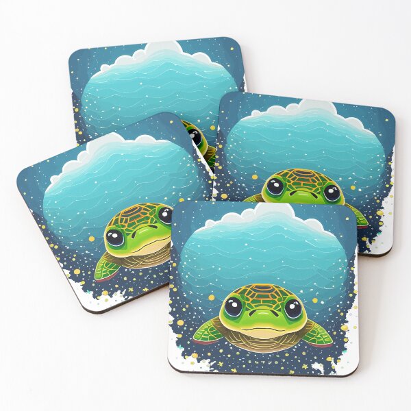 Item preview, cute turtle  designed and sold by Five Seventy Five.