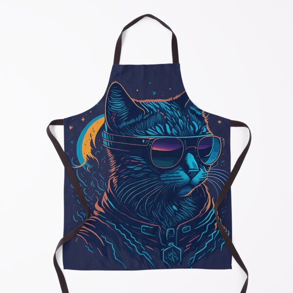 Item preview, Cybercat - Futuristic Feline Art for Cat Lovers designed and sold by Diegos-.