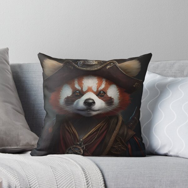 Item preview, Red Panda Pirate Character Portrait 6 designed and sold by IntrepidPanda.