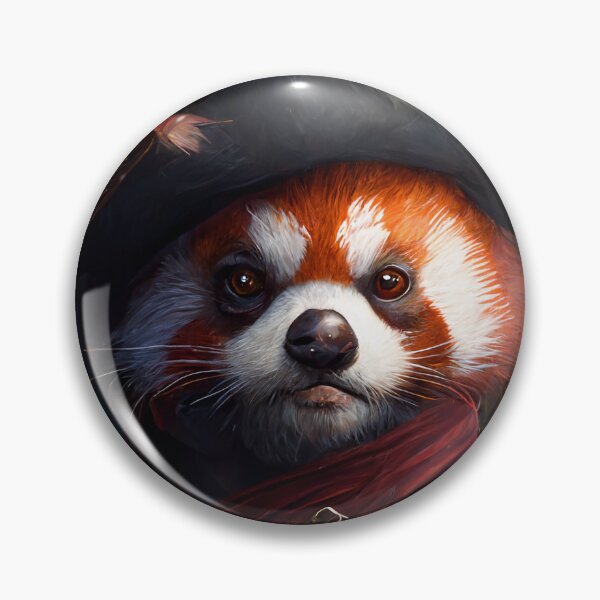 Aperçu de l'œuvre Red Panda Pirate Character Portrait 8 créée et vendue par IntrepidPanda.