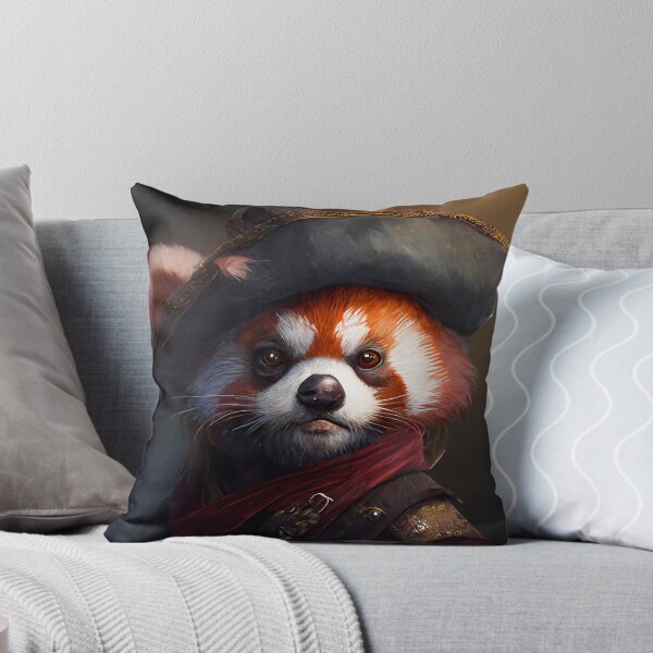 Artikelvorschau, Red Panda Pirate Character Portrait 8 entworfen und verkauft von IntrepidPanda.