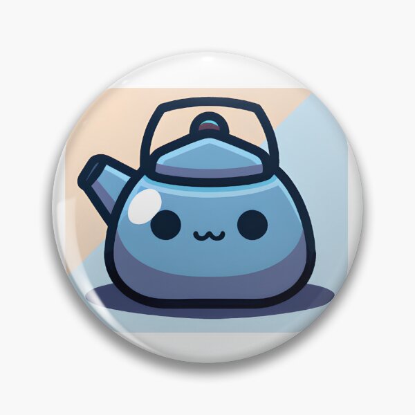 Item preview, Cute Kawaii Chibi Sticker: Teapot designed and sold by Shelley Noel.