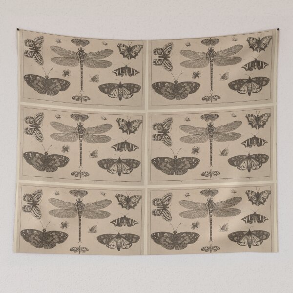 Item preview, Dragonfly, Ladybirds, and Butterflies, 1644-1652 designed and sold by kathrynhw.