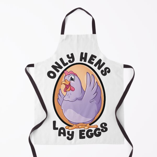 Item preview, Only Hens Lay Eggs Funny Chicken with Egg designed and sold by designsmostfowl.