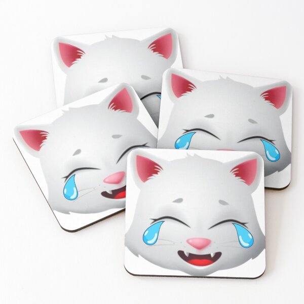 Item preview, emoji - cute cat pussy kitty laughing rofl lol designed and sold by mr-serious-yt.