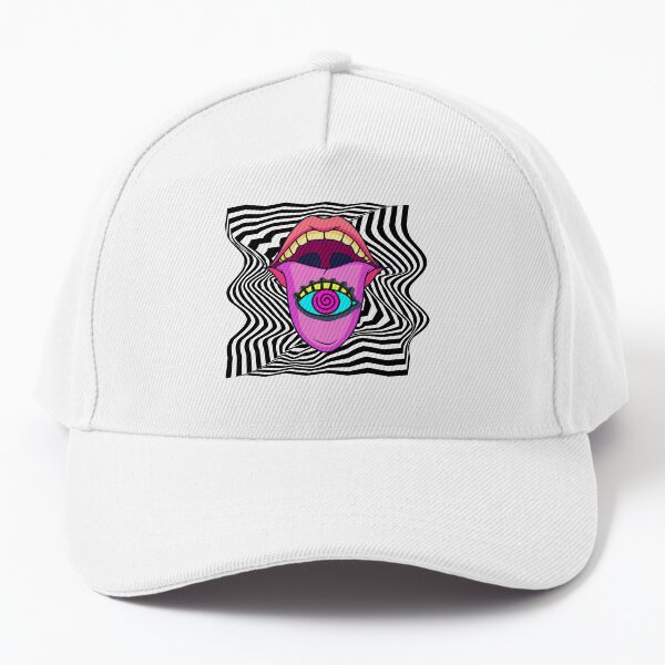 Weirdcore Aesthetic Mushroom Eyes Trucker Cap