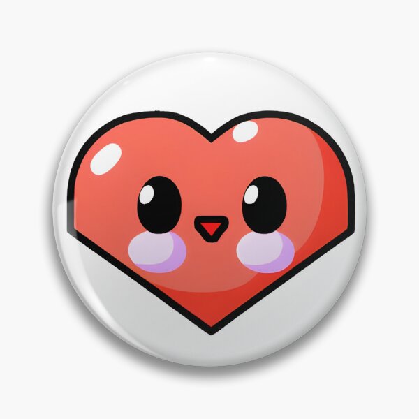 Item preview, Cute Kawaii Chibi Sticker: Heart designed and sold by Shelley Noel.