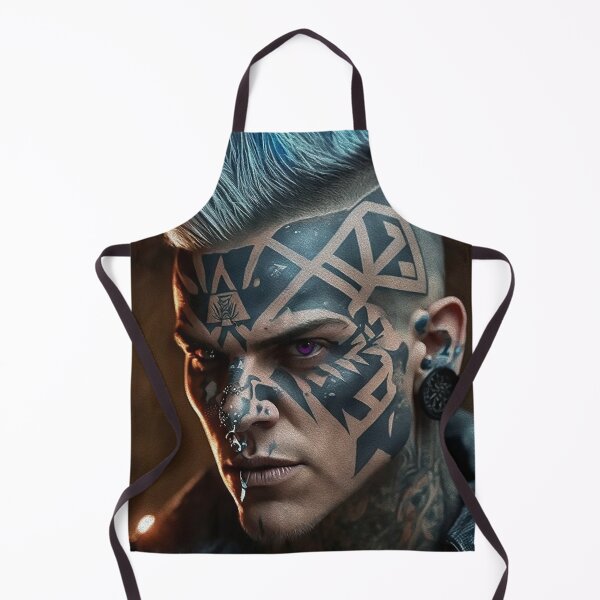 Item preview, Tattooed British Anarchy Cyber Post Modern Punk created digitally. designed and sold by paulo silveira.