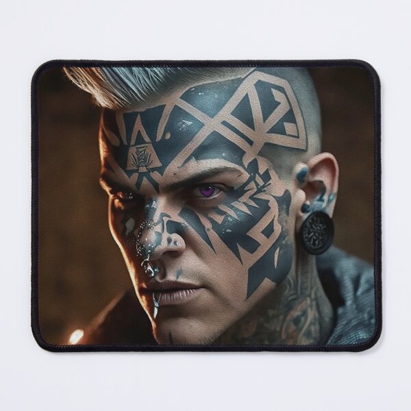 Item preview, Tattooed British Anarchy Cyber Post Modern Punk created digitally. designed and sold by paulo silveira.