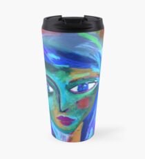 Green Face Travel Mug