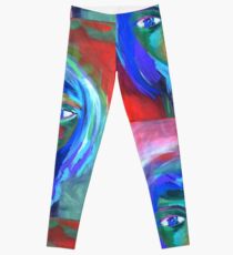 Green Face Leggings