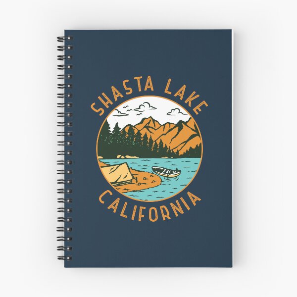 Item preview, Shasta Lake California Distressed Circle designed and sold by KrisSidDesigns.