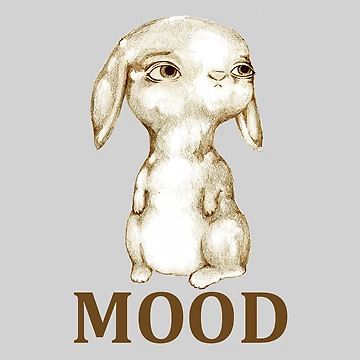 Artwork thumbnail, Moody Rabbit by Lavinia Knight