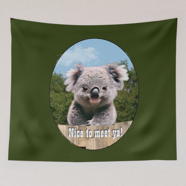 Item preview, CUTE BABY KOALA GREETING designed and sold by THE AMERICAN TEEVANGELIST.