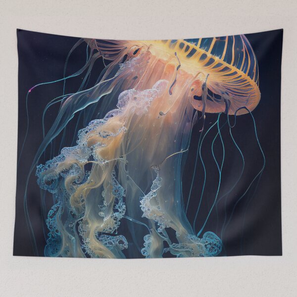 Aperçu de l'œuvre Jellyfish créée et vendue par DigitizedArt.