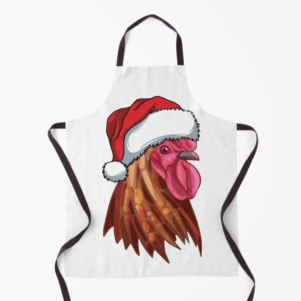 Item preview, Christmas Santa Hat Chicken designed and sold by designsmostfowl.