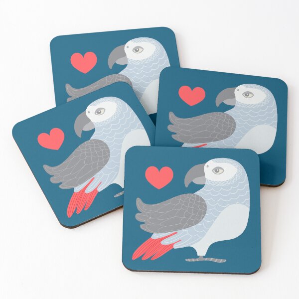 Item preview, PARROT LOVE - UnBlink Studio by Jackie Tahara designed and sold by Jackie Tahara of UnBlink Studio.