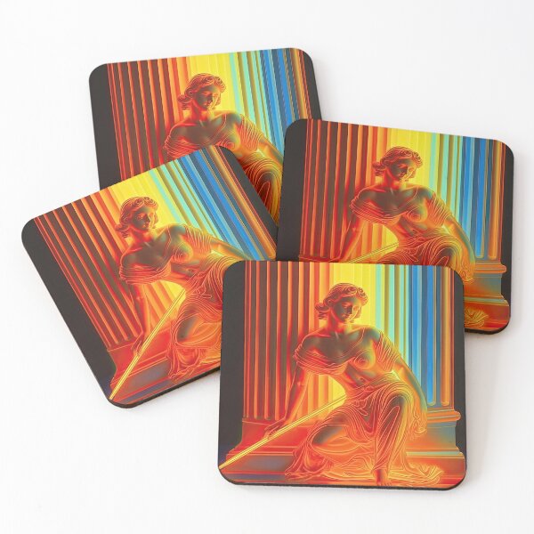 Item preview, Radiant Neon Love: Airbrush Drawing Inspired by Dan Flavin with Vibrant Colors designed and sold by ThatsTheStyle.