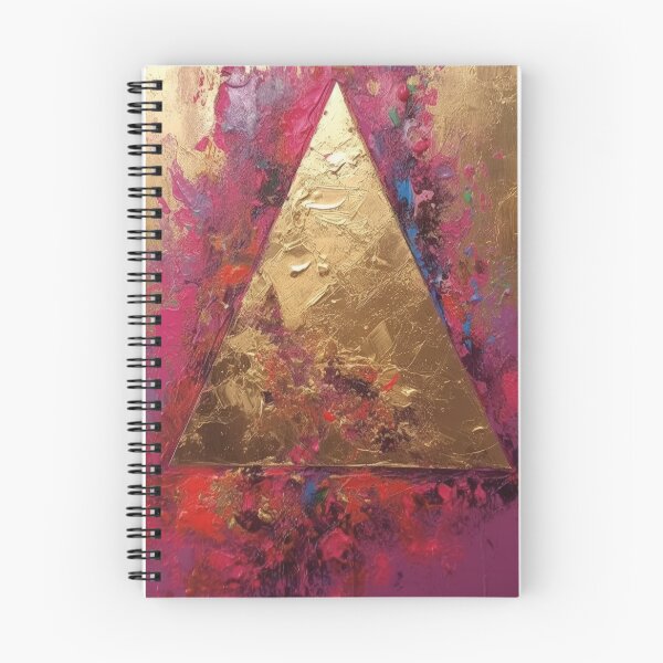 Item preview, Viva Magenta Reverie: The Golden Triad's Dance with Cosmic Hues designed and sold by inkedelegance.